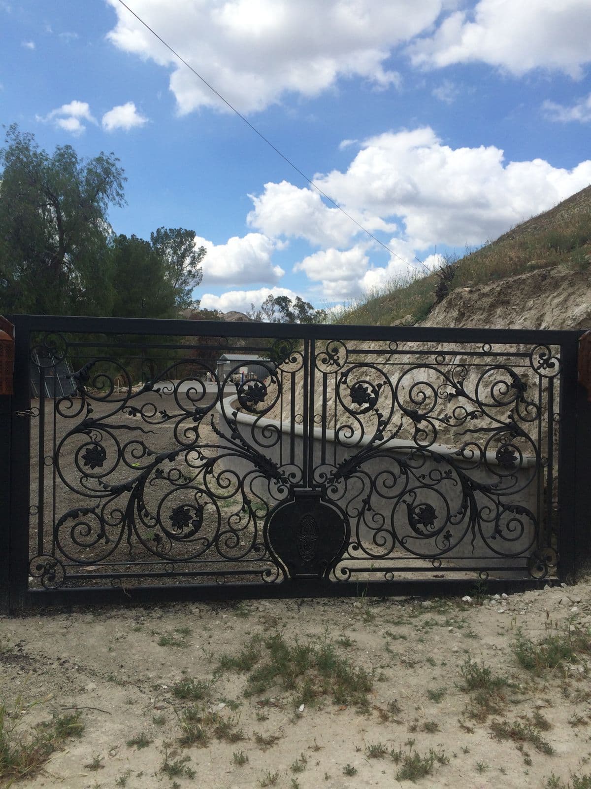Ornamental iron fence and gate in Anaheim, CA
